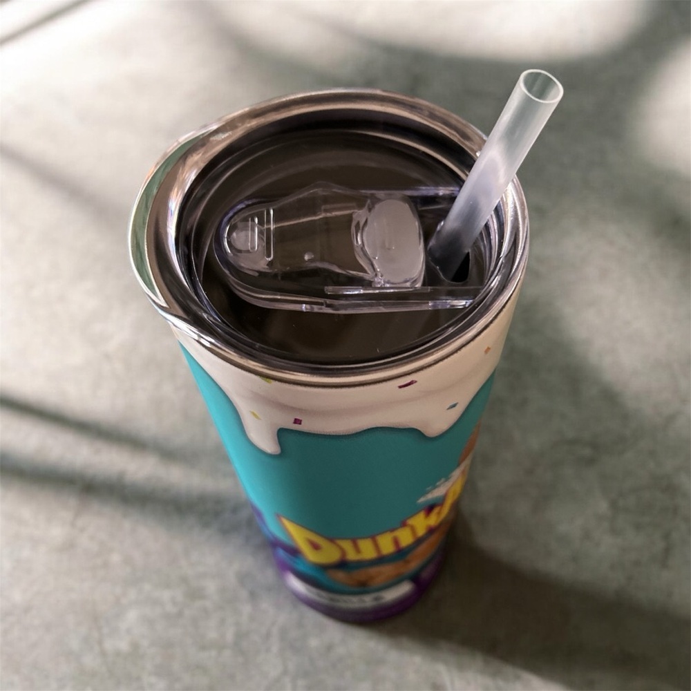 Dunkaroos 20oz Skinny Tumbler custom drinkware w/Straw - Picture 2 of 2